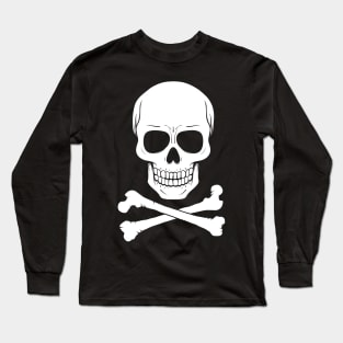 Calavera Pirata Long Sleeve T-Shirt